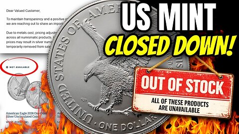 BREAKING_ U.S. Mint SUSPENDS Silver Sales!