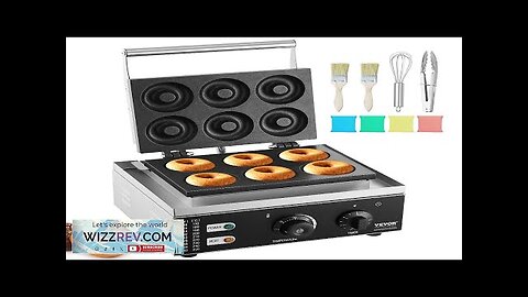 VEVOR Electric Donut Maker 1550W Commercial Doughnut Machine with Non-stick Surface 6 Review