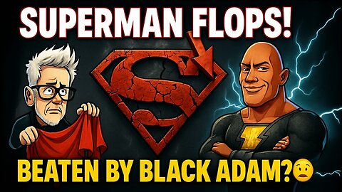James Gunn’s SUPERMAN Flops on HBO Max — Beaten by BLACK ADAM! 💀
