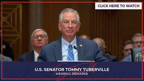 Senator Tuberville Introduces Randy Jones, TVA Nominee from Guntersville