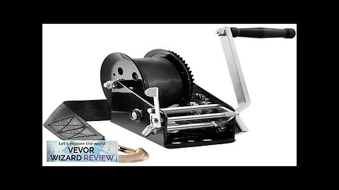 VEVOR Hand Winch 3500 lbs Pulling Capacity Boat Trailer Winch Heavy Duty Review