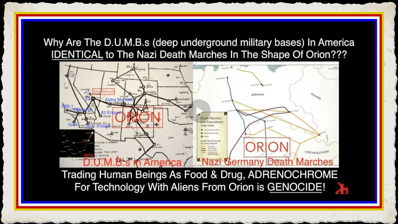 Military 2012 teachings Bad Aliens Reptos Mintaka FEMA CAMPS Pizzagate = ADRENOCHROME Romenak