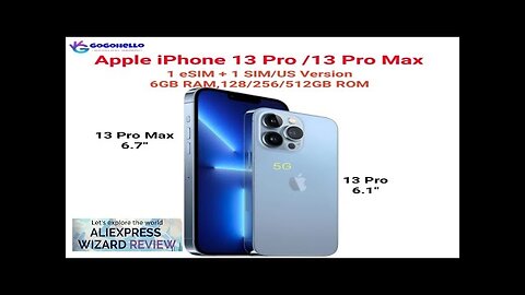 Original Apple iPhone 13 Pro/Pro Max 128GB 256GB 512GB ROM Genuine OLED Review