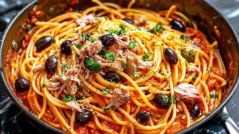 Recipe - Pasta with tuna: simple, tasty and quick!