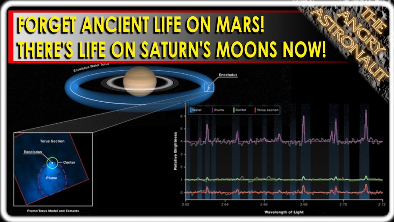 New Discovery! Forget Mars! There's life on the moons of Saturn NOW!
