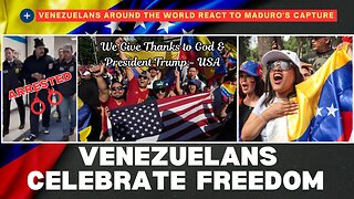 Venezuelans around the world celebrate Maduro's capture
