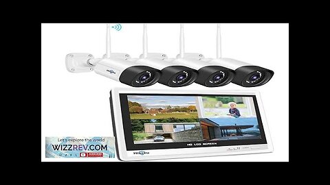 Hiseeu 8WK-12V-4HB315 5MP 8CH Wireless Security Camera System Kit with 12 inch Review