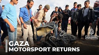 Motorsport returns to Gaza: Bikers hit the sand dunes after two years of war
