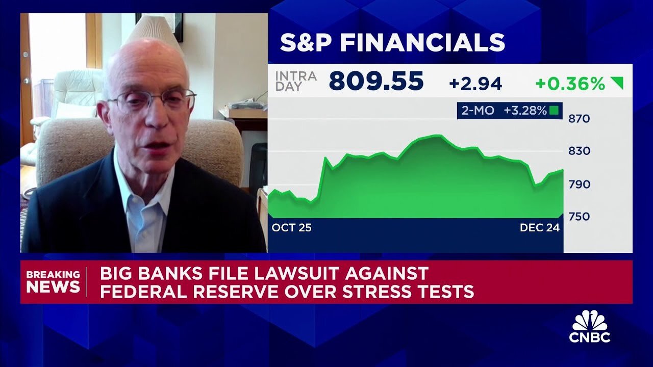 The Fed is likely to settle with Big Banks before court, says Fmr. Fed Vice Chair Alan Blinder