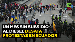Un mes sin subsidio al diésel desata violentas protestas en Ecuador