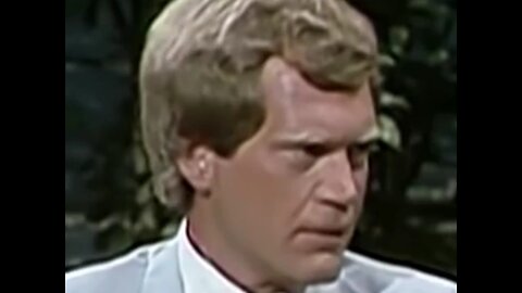 Johnny Carson and David Letterman, earth quake #davidletterman #johnnycarson