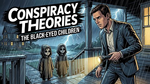 The Black-Eyed Children: A Complete Investigation | Conspiracy Theories | Rain + Black Screen