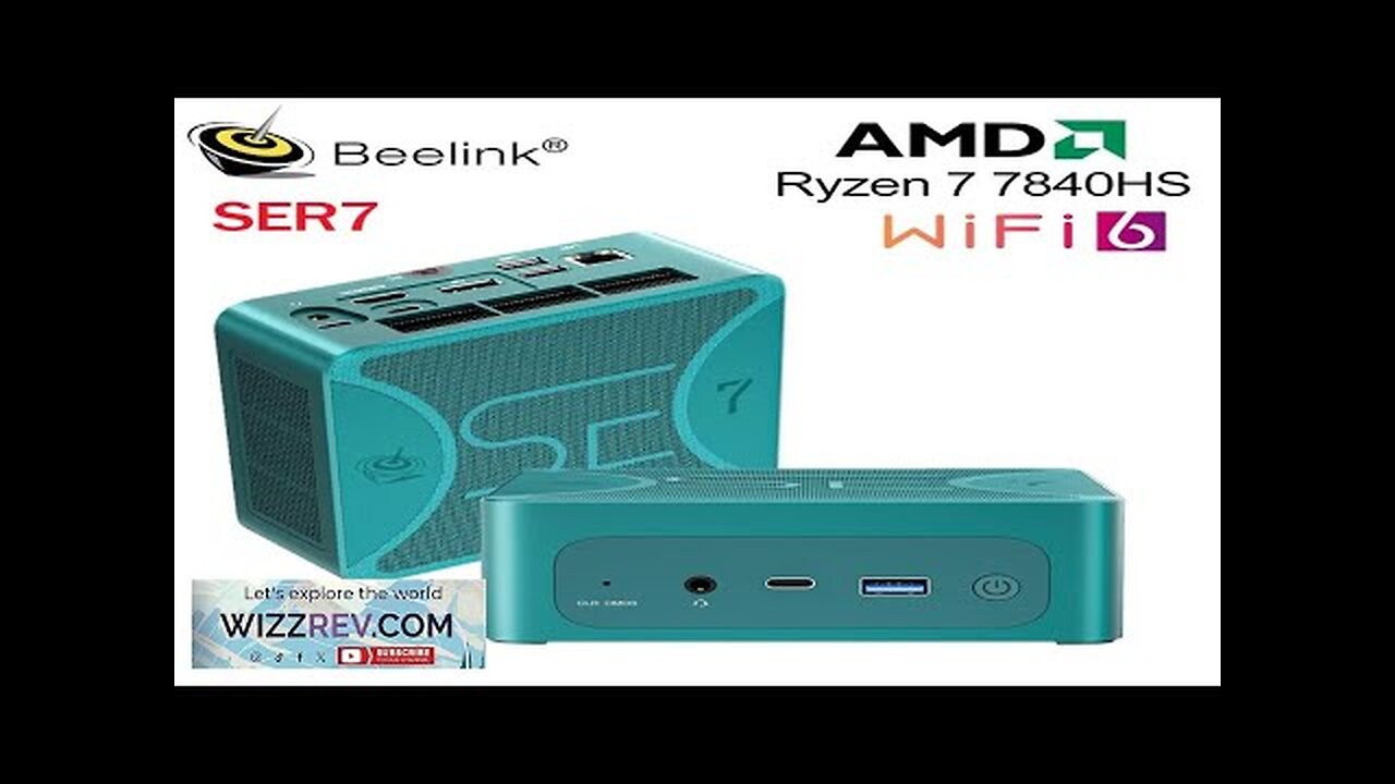 New Beelink SER7 Ryzen7 7840HS Up to 65W Mini PC DDR5 32GB Review