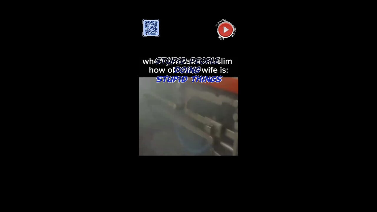 Stupid people doing stupid things