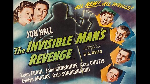 THE INVISIBLE MAN'S REVENGE 1944 Fugitive Criminal Becomes an Invisible Man FULL MOVIE in HD