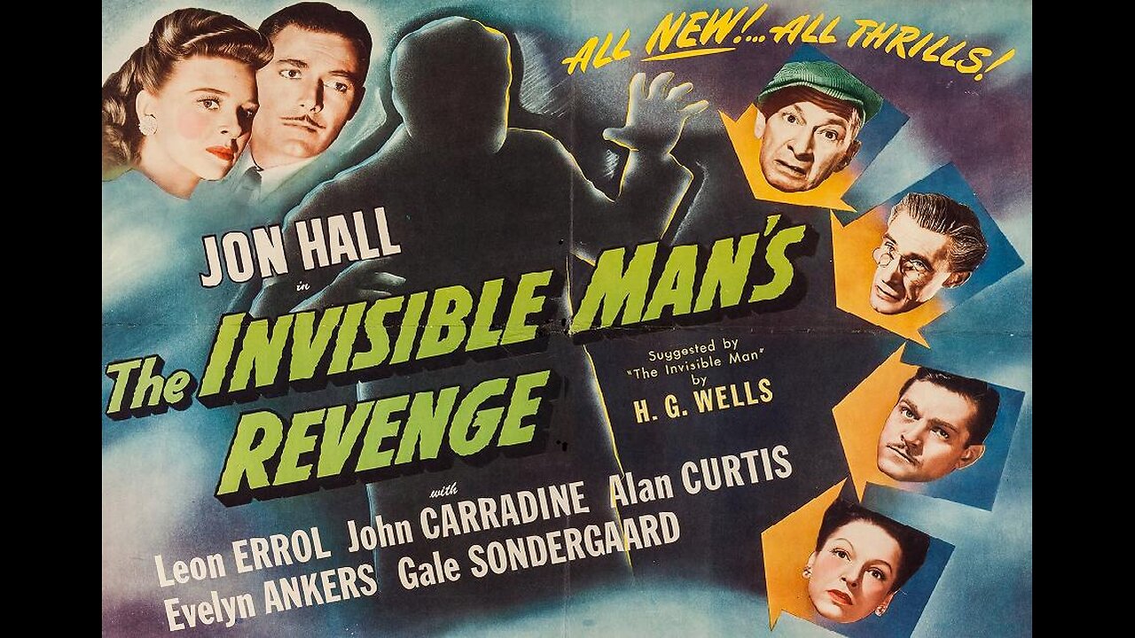 THE INVISIBLE MAN'S REVENGE 1944 Fugitive Criminal Becomes an Invisible Man FULL MOVIE in HD