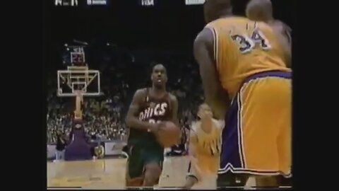 Some Gary Payton Highlights @ Lakers, 1999. 33 Points 9 Ast.