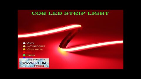 COB LED Strip Light High Density Linear Lighting 480/528Leds/m Flexible Tape Warm Review