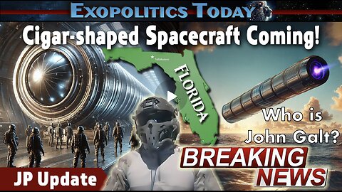 EXO POLITICS W/ MICHAEL SALLA & JP. Cigar-shaped Spacecraft 2B Unveiled N Earth Alliance Disclosures