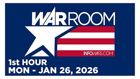 WAR ROOM [1 of 3] Monday 1/26/26 • WALZ CAVES, AGREES TO “WORK TOGETHER” WITH TRUMP ADMIN • Infowars