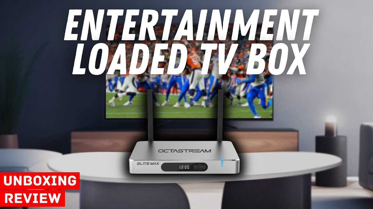 Octastream Elite Max Streaming TV Box 2025 - UNBOXING REVIEW