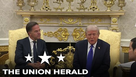 President Trump Meets with NATO Secretary General Rutte