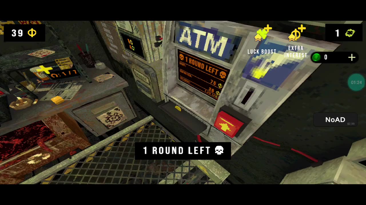 Cloverpit slot Roguelike game on mobile