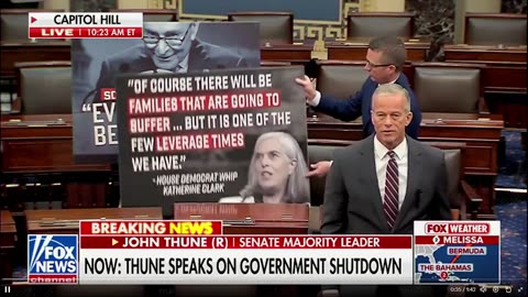 @LeaderJohnThune đã mang bằng chứng đến và chất vấn các nhà lãnh đạo đảng Dân chủ tại Thượng viện...