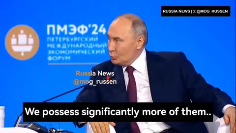 Vladimir Putin’s nuclear warning to Europe: "Russia and the U.S. have early warning systems.