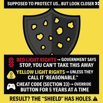 🛡️ Canada’s Charter of Rights 🛡️ Supposed to protect us… but look closer 👀