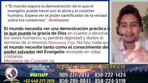 Tema: El altar del sacrificio