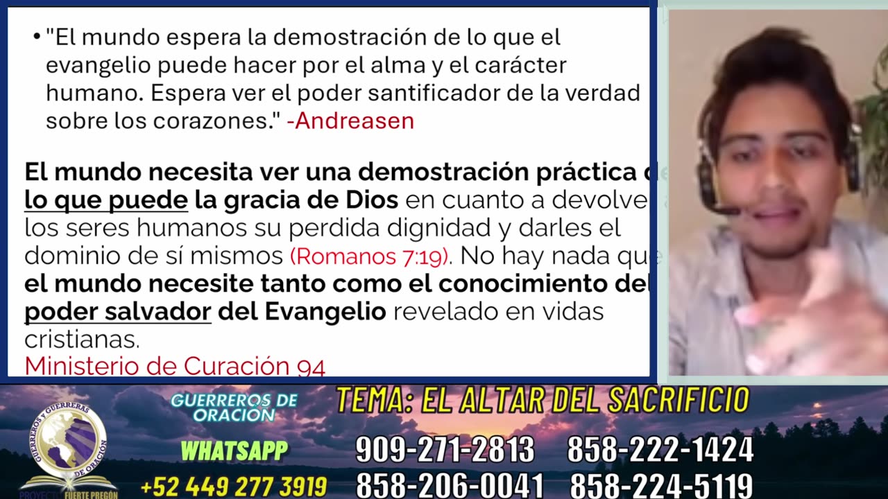 Tema: El altar del sacrificio