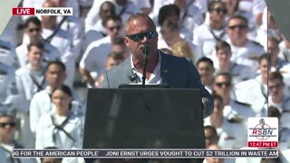 WATCH: Retired NAVY SEAL Christopher Wyllie Delivers Remarks at Navy 250 Celebration - 10/5/25