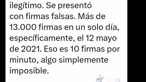 Las firmas falsas que permitieron al actual presidente llegar al poder