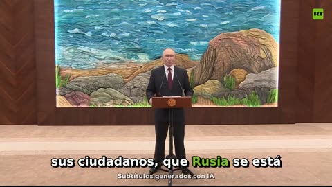 Putin: "Nunca tuvimos la intención de atacar a Europa"