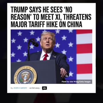 Trump Cuts Off Xi!