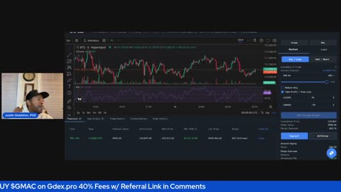 40% Fees on Gdex.Pro w/ Referral Link Below #Crypto Market Scan w/ Dr. Justin Goldston