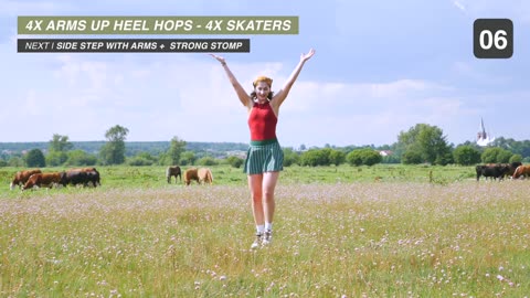 SLAVIC GIRL Workout | 8-Min Fun Dance Cardio (Folk Beats)