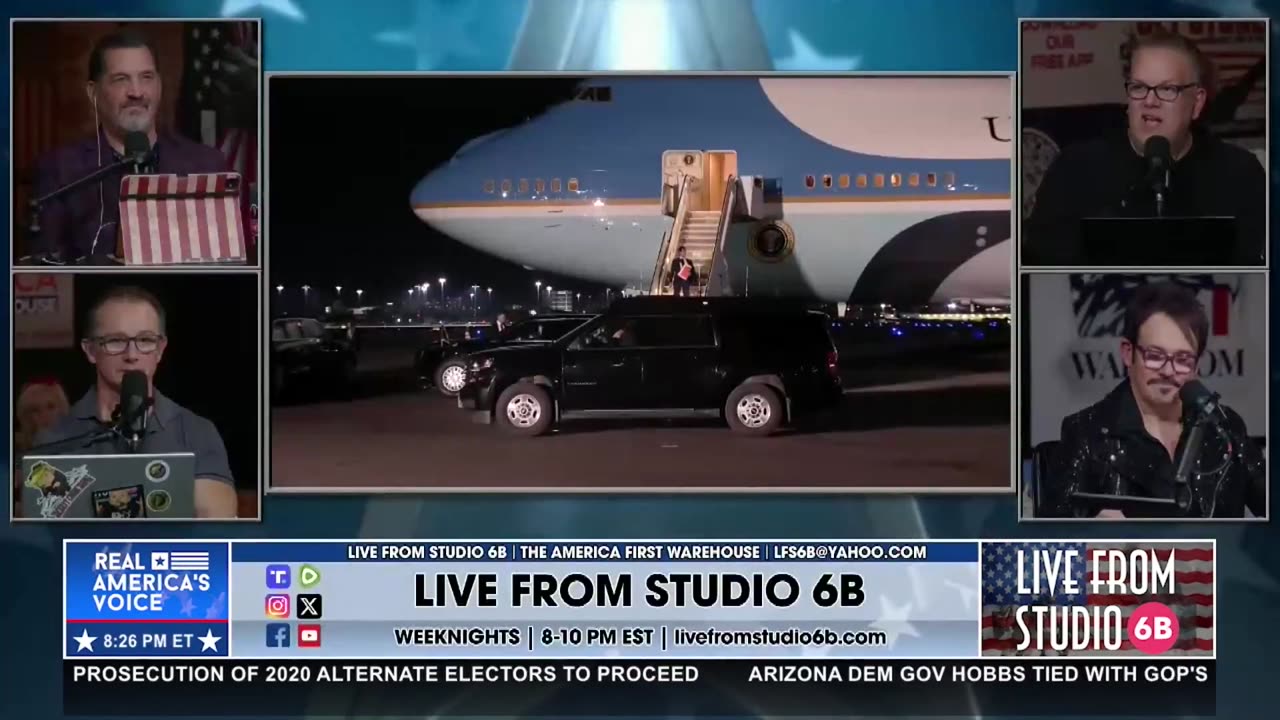 PRESIDENT TRUMP DISEMBARKS AIR FORCE ONE