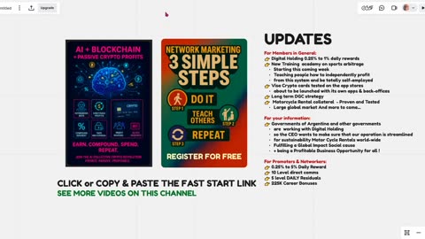 DIGITAL HOLDING (need to know updates) AI CRYPTO PROFITS (share this video) TOP TEAM ROB BUSER