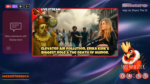 Elevated Air Pollution, Erika Kirk's Biggest Role & The Death of Humor