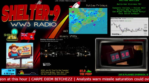 LIVE 24/7 Music/Wx/Prepping/WW3-News