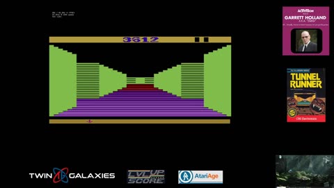 Atari 2600 NTSC - Tunnel Runner - Game 1 X/X - 7,390