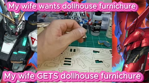 Building dollhouse furniture for my wife epi 6!