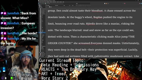 Beta Reading + REACTS + Commentary + Writing: Bradbury | Drawing: Trees New Blue Horror Stories 3 AMAZING NEW TITLES! HYPE RELEASE!!!