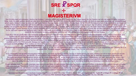 Dogma de Fide Orthodoxa: Spiritus Veritatis ab isto Christo similiter sicut ex Deo Patre procedit