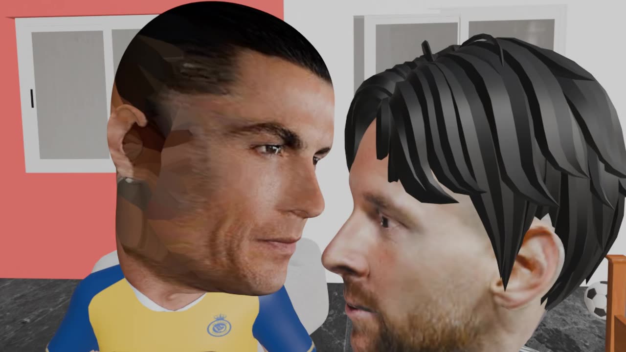 Messi’s Joke Leaves Ronaldo Speechless! #Messi #Ronaldo #Football #Soccer #GOAT #Funny #Comedy