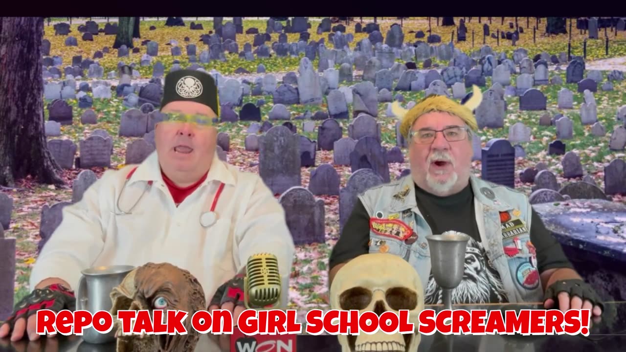 Cemetery Cinema Presents -REPO TALK ON GIRL SCHOOL SCREAMERS!