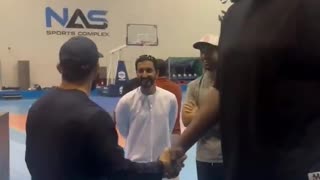 Islam Makhachev Meets The Giant Big Naija