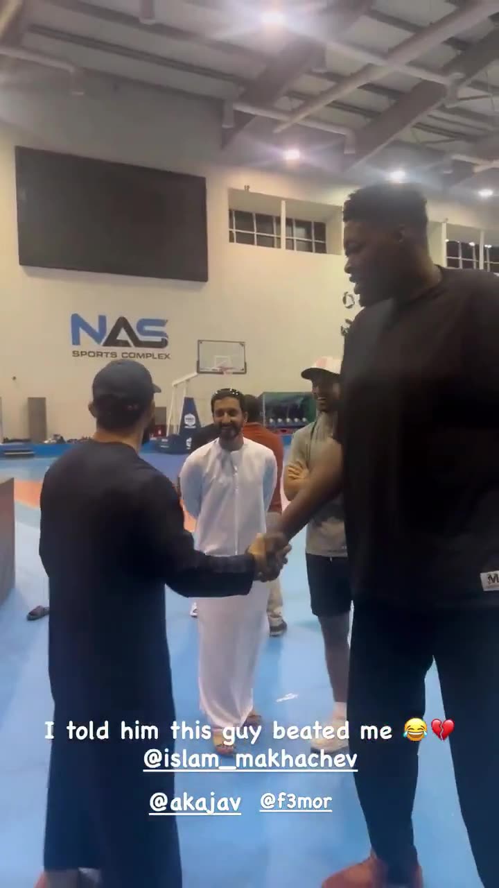 Islam Makhachev Meets The Giant Big Naija